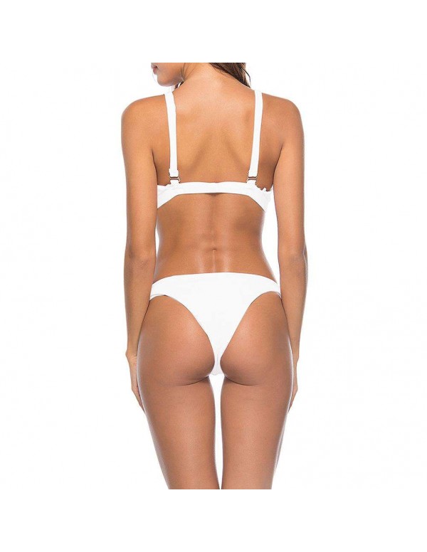 Sexy Solid Padded Bathing Beach Swimwear Swimming Suits