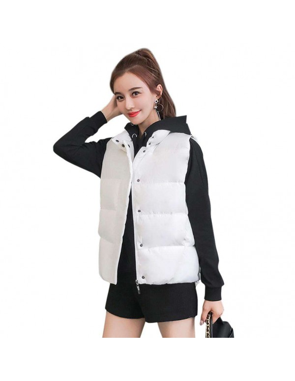 Vest Soft Warm Waistcoat Down Cotton Casual Pocket...