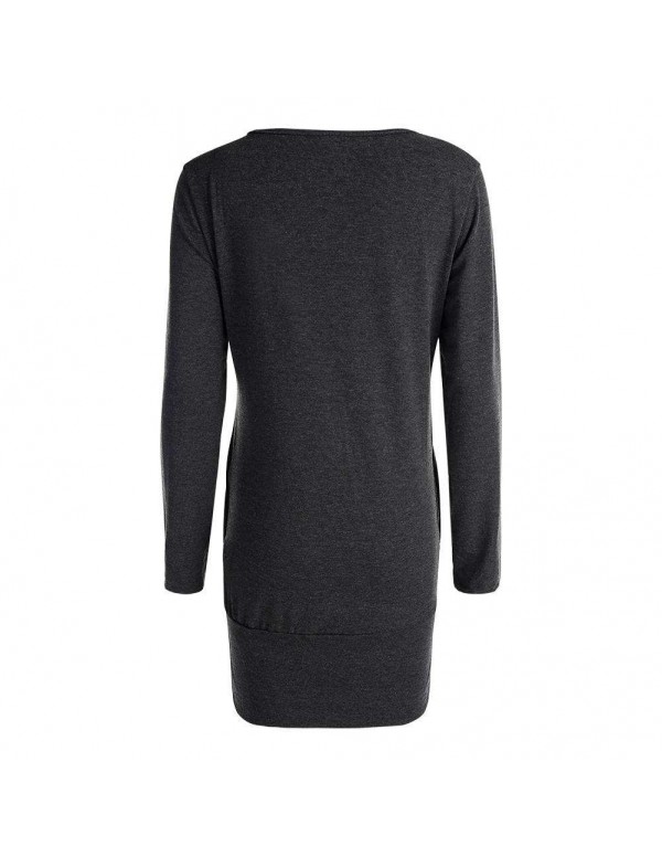 Autumn Casual Slim Fit Dress Sexy Slash Neck Simple Straight Costume