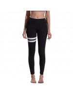 Yoga Pants Sports Elastic Waist Slim Leg...