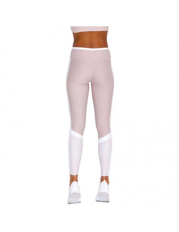 Sexy Sports Yoga Pants Patchwork High Waist Trousers Slim Leggings (S